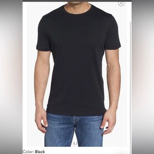 Robert Barakett Georgia short sleeve crewneck new with tags black